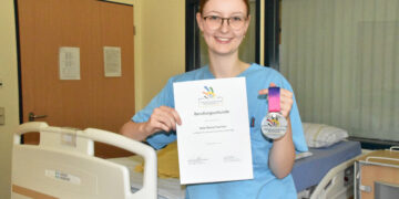 Nele Paschen qualifiziert sich für Nationalmannschaft Pflege der EuroSkills 2025