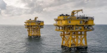 KI-generiertes Symbolbild: Gennaker: Zwei Umspannplattformen vor Mecklenburg-Vorpommern installiert