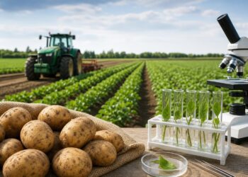 KI-generiertes Symbolbild: Pflanzkartoffeln in MV: Forschung und Agrartechnik im Fokus