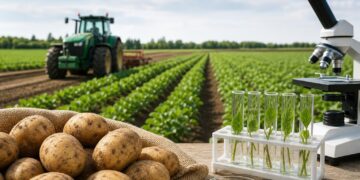KI-generiertes Symbolbild: Pflanzkartoffeln in MV: Forschung und Agrartechnik im Fokus